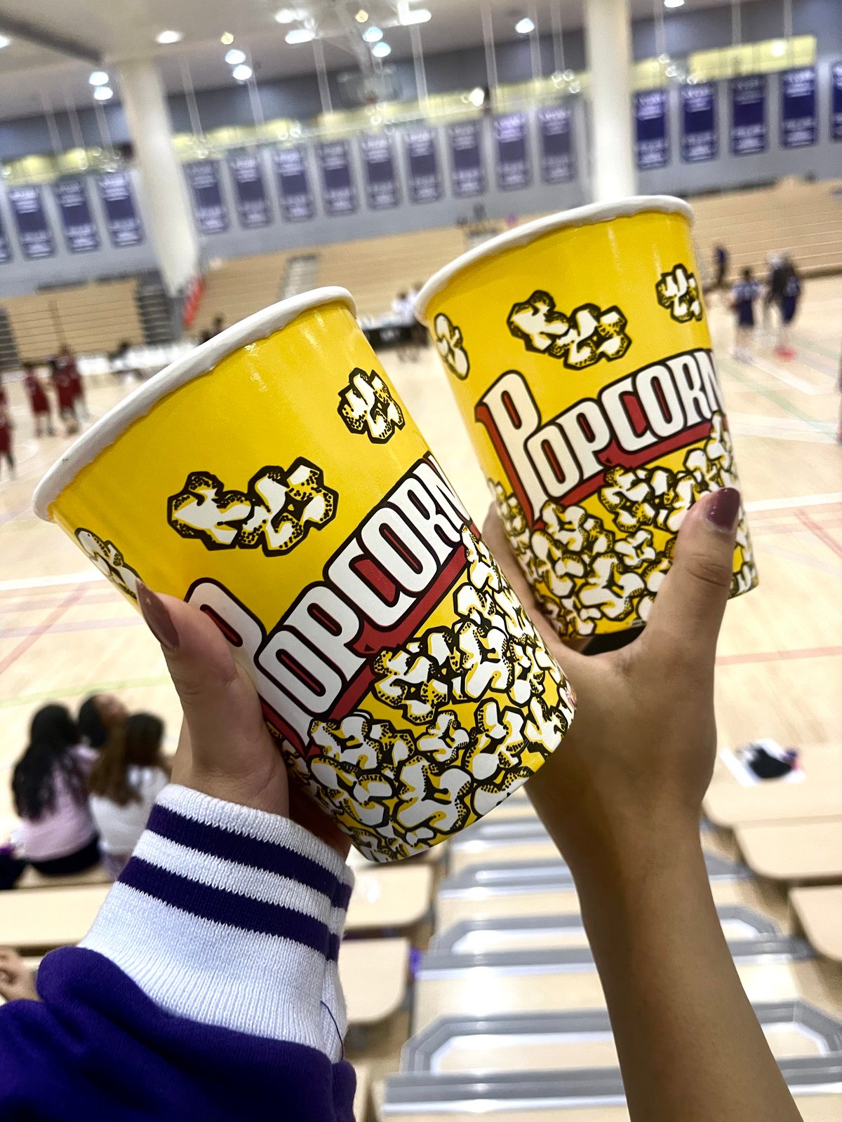 Popcorn buckets.