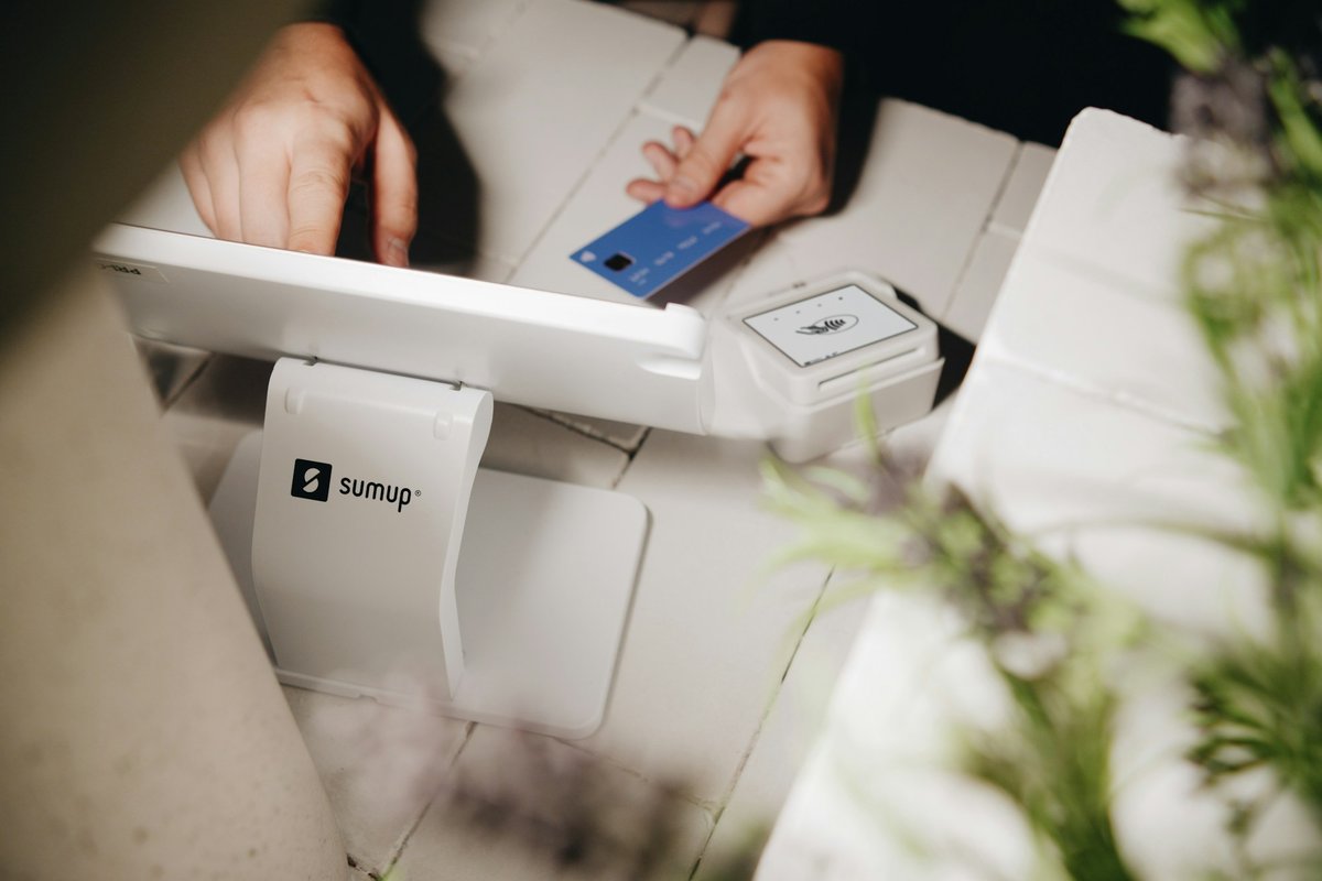 Contactless card payment at a small business